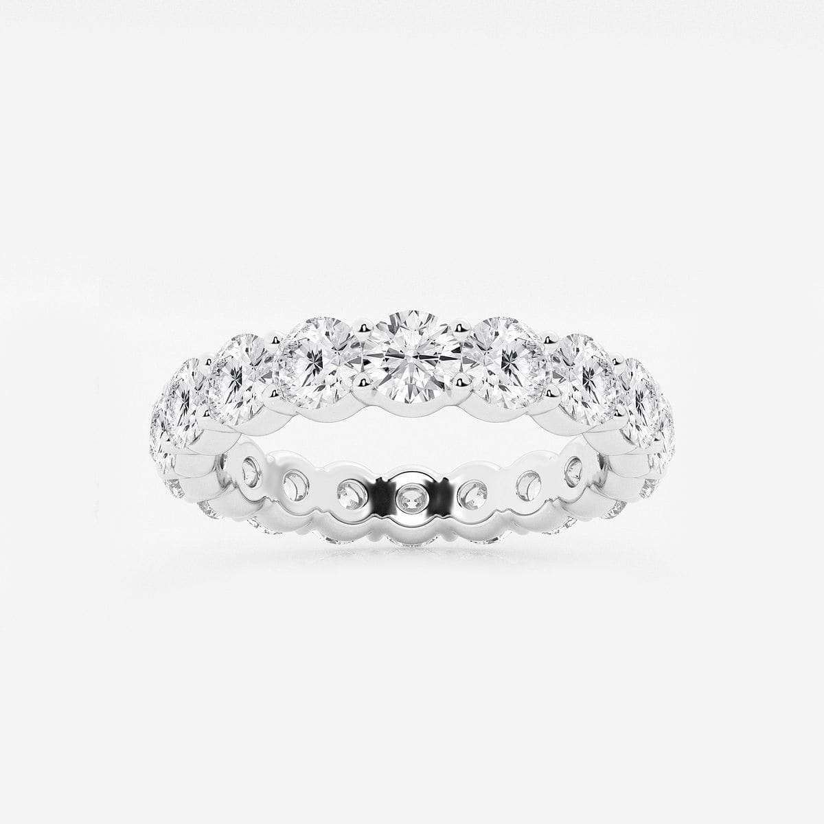 Round shape Diamonds Eternity Ring