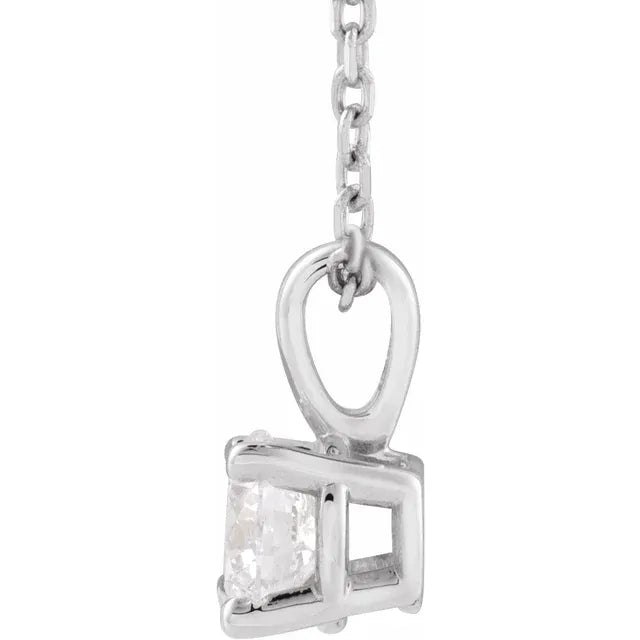 Round Pendant with Natural Diamond