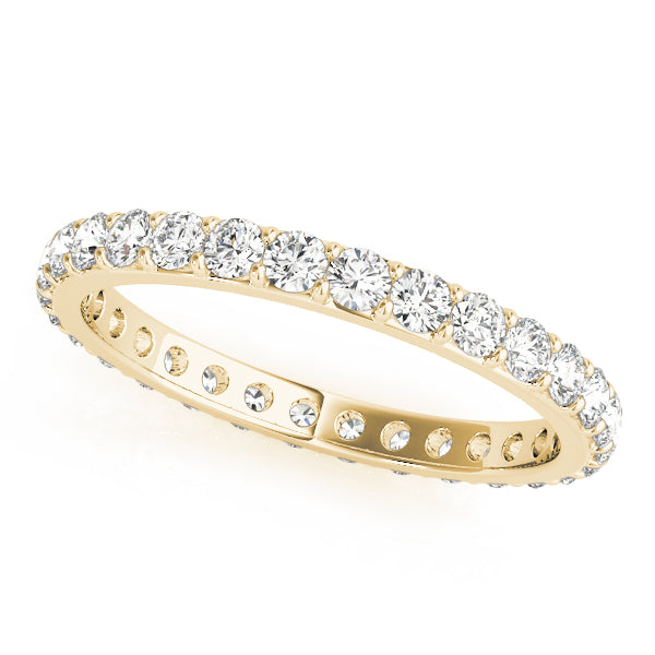ETERNITY RING WITH ROUND SHAPE NATURAL DIAMONDS
