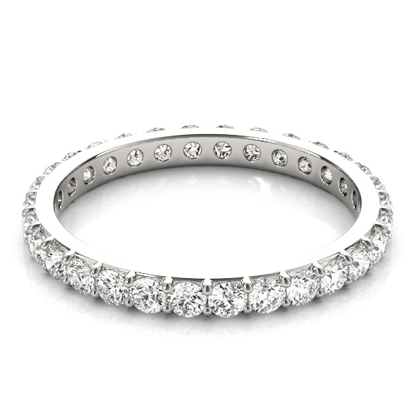 ETERNITY RING WITH ROUND SHAPE NATURAL DIAMONDS